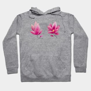 Two magnolia flowers Hoodie